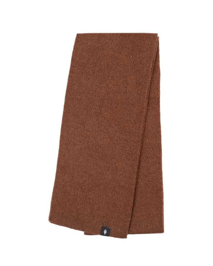 Pure Pure by Bauer - Strickschal mit Wolle-Seide coffee-brown