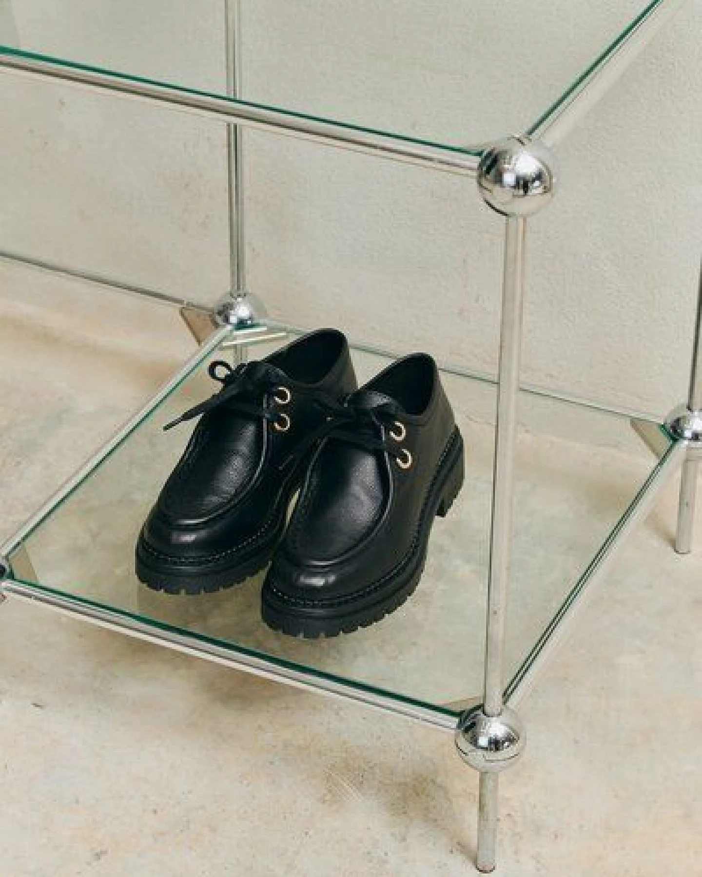 Jutelaune Pia Black Chunky Shoes – Ansicht 4