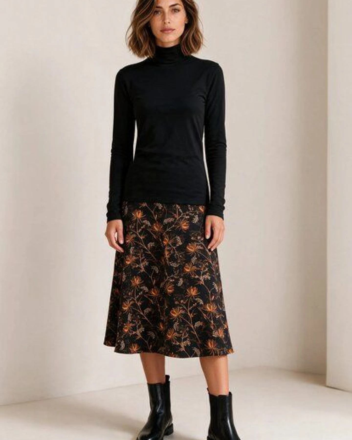 LANA Organic Rollkragenpullover, Modell Anna – Ansicht 2