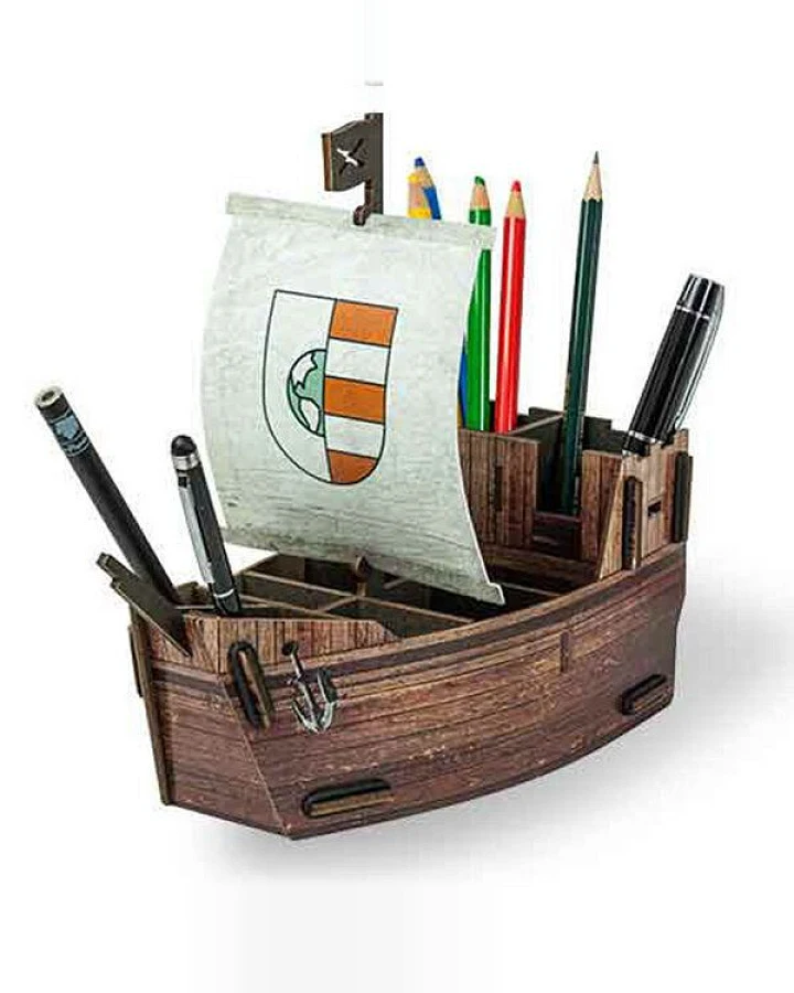 WERKHAUS Stiftebox Segelschiff