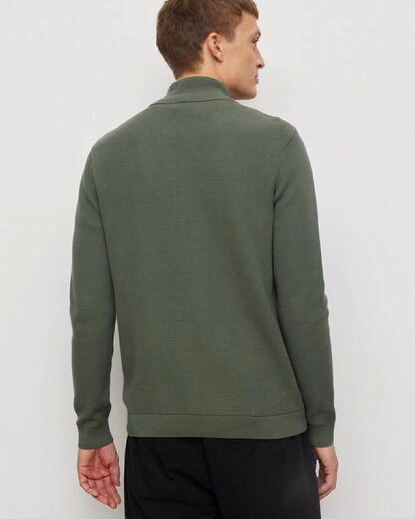 Herren Strickcardigan aus Baumwolle - TARRAGON - recolution – Ansicht 3