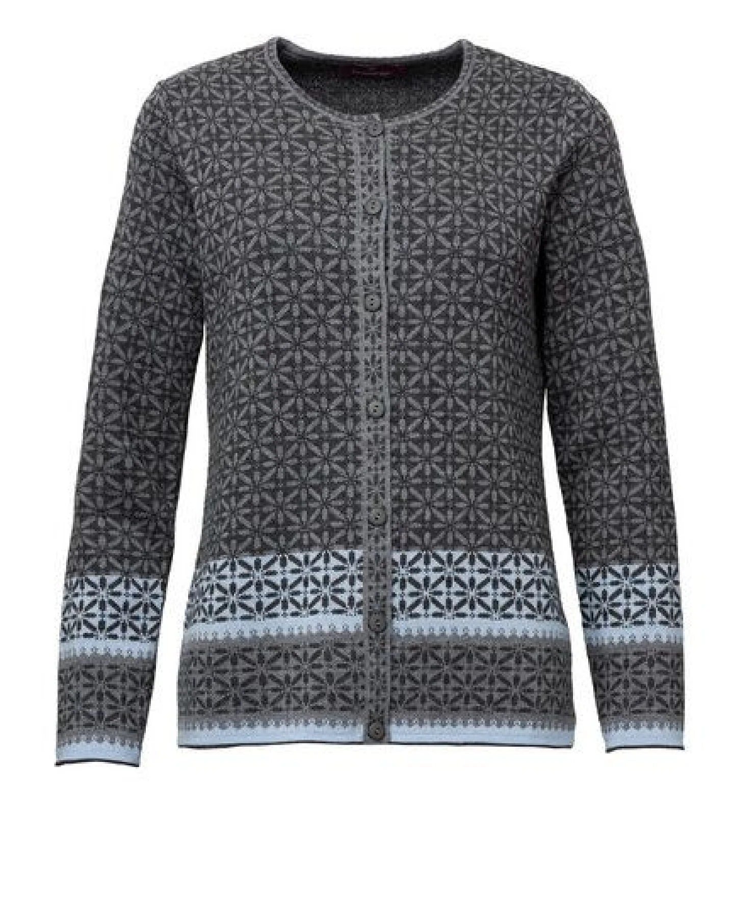 Heidekönigin Jacquard Strickjacke JULE – Ansicht 4
