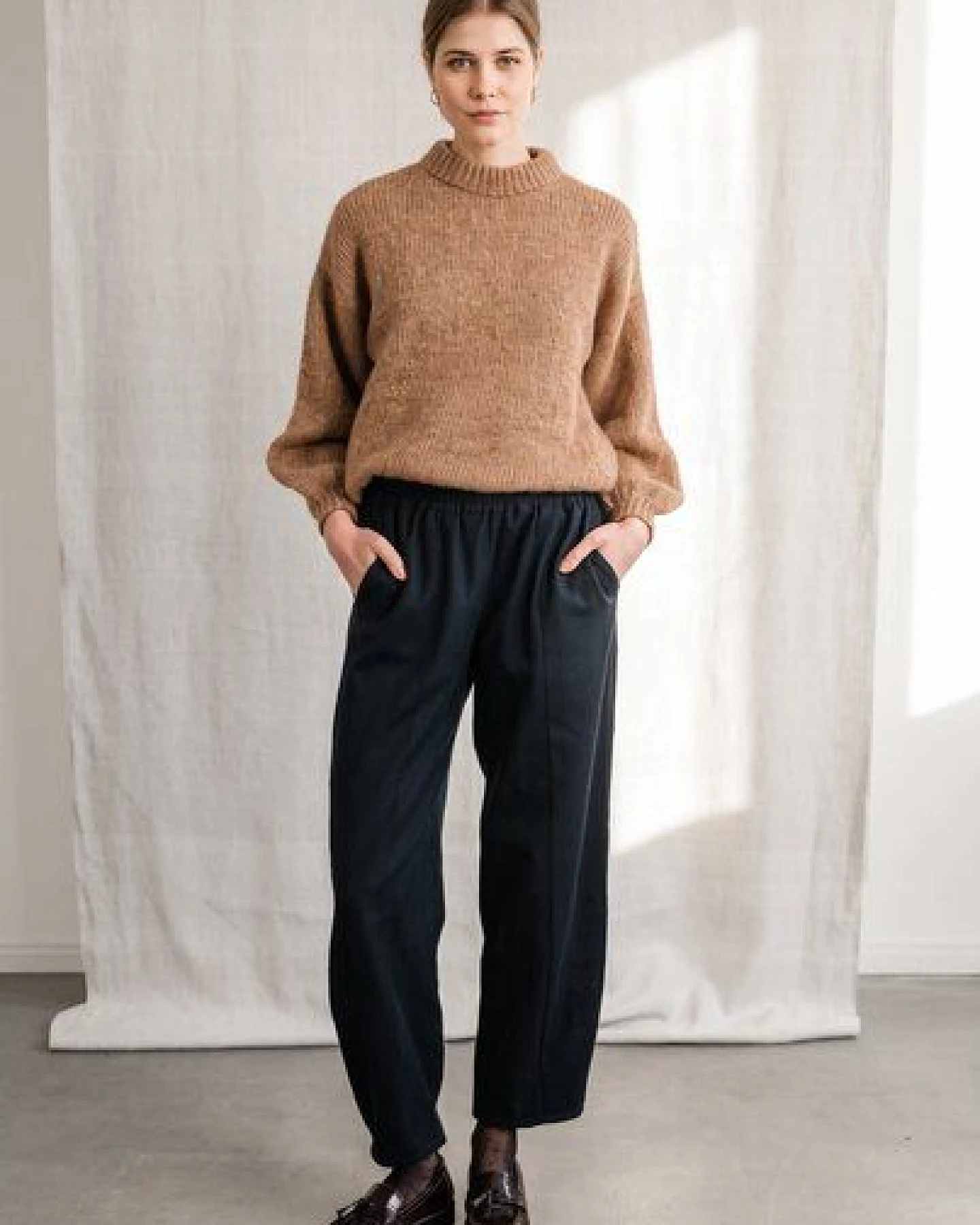 Jyoti - Fair Works Baby-Alpaka Pullover Lupuna – Ansicht 3