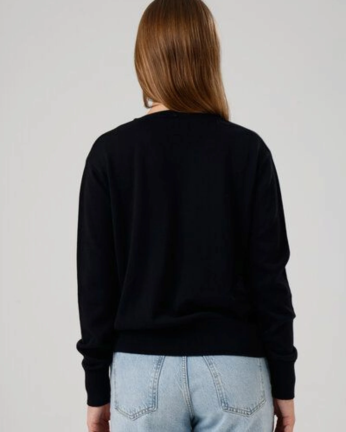 GORG Damen Strickpullover mit V-Ausschnitt – Ansicht 3