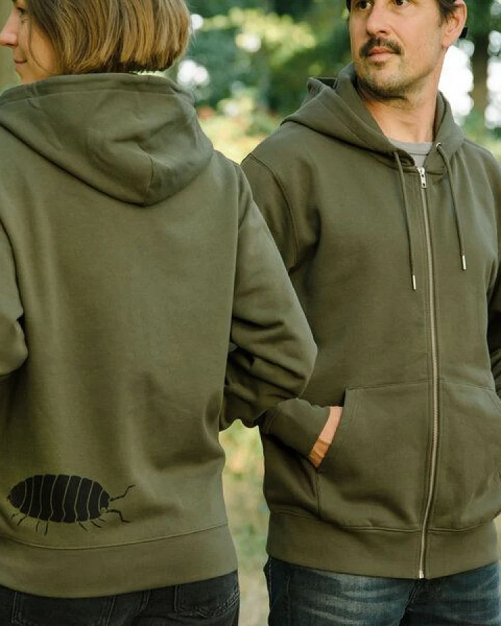 Cmig Greta Assel Kapuzenjacke unisex in Khaki