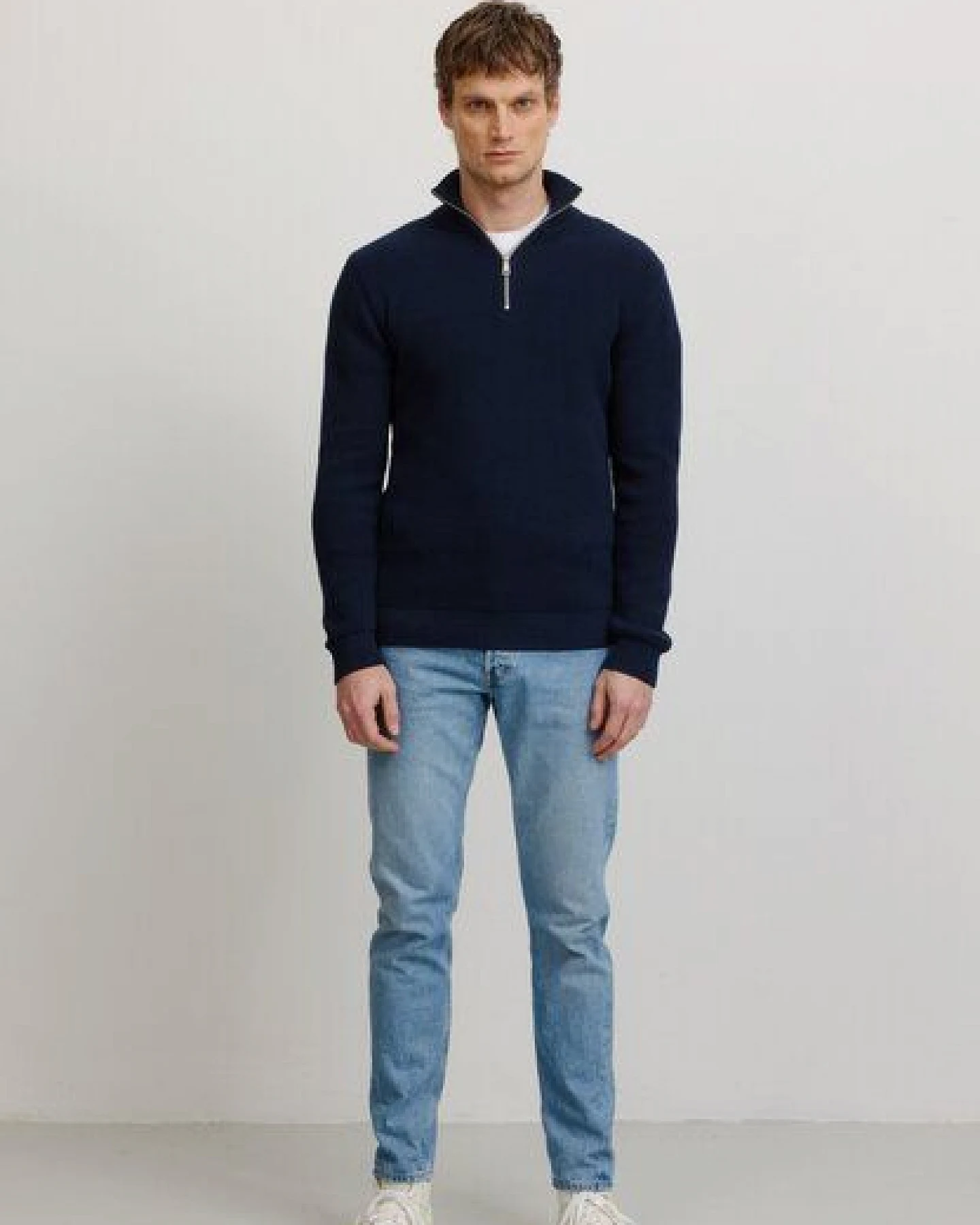 Herren Stricktroyer aus Baumwolle - HELANTIUM - recolution – Ansicht 2