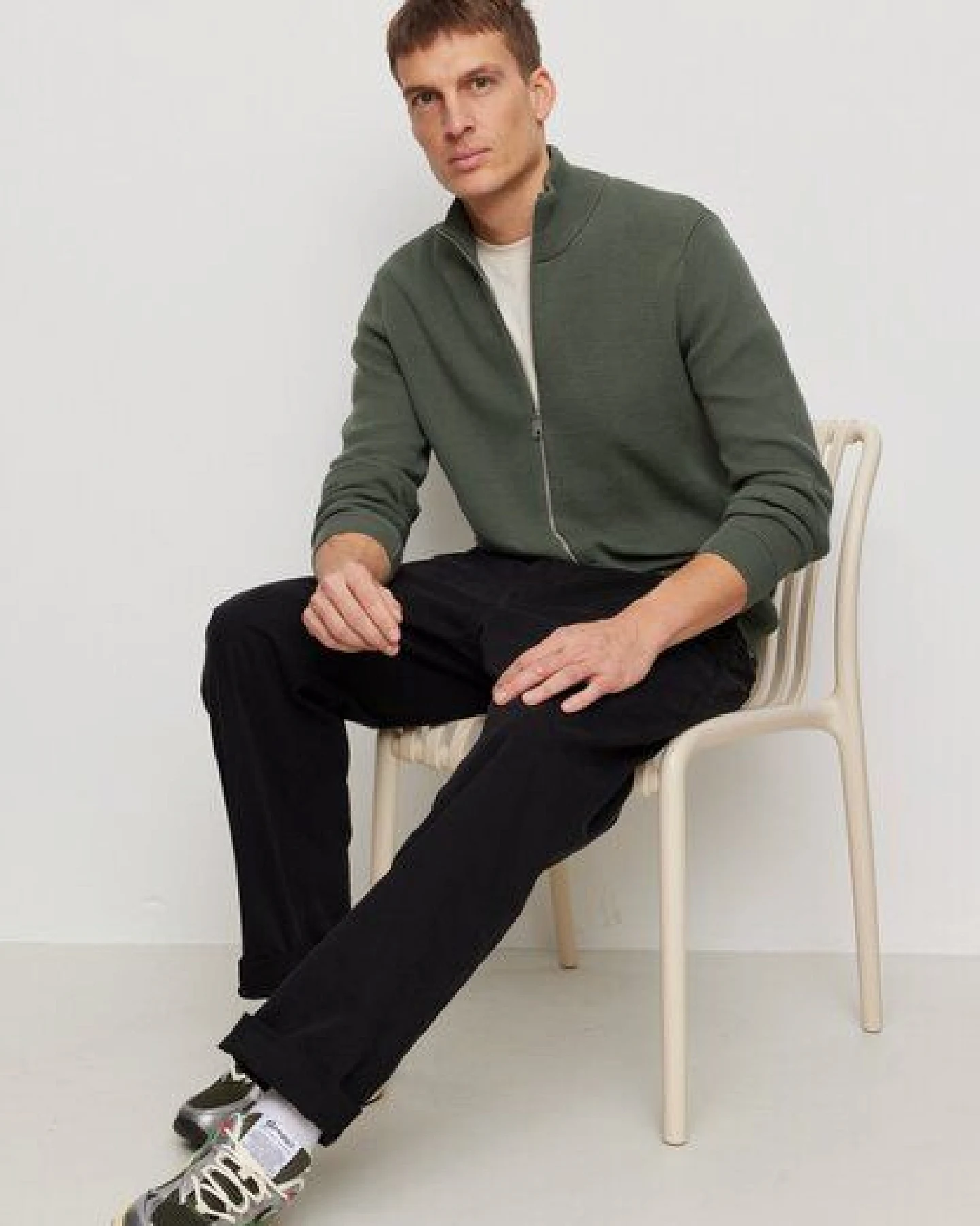 Herren Strickcardigan aus Baumwolle - TARRAGON - recolution – Ansicht 4