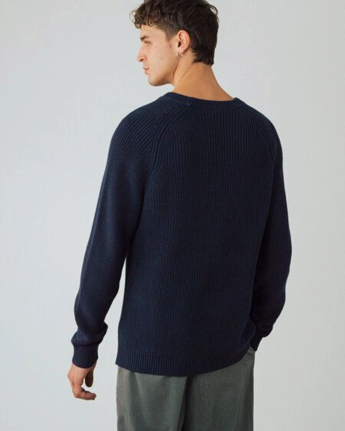 Honest Basics Herren Strickpullover aus 100% Bio-Baumwolle – Ansicht 4