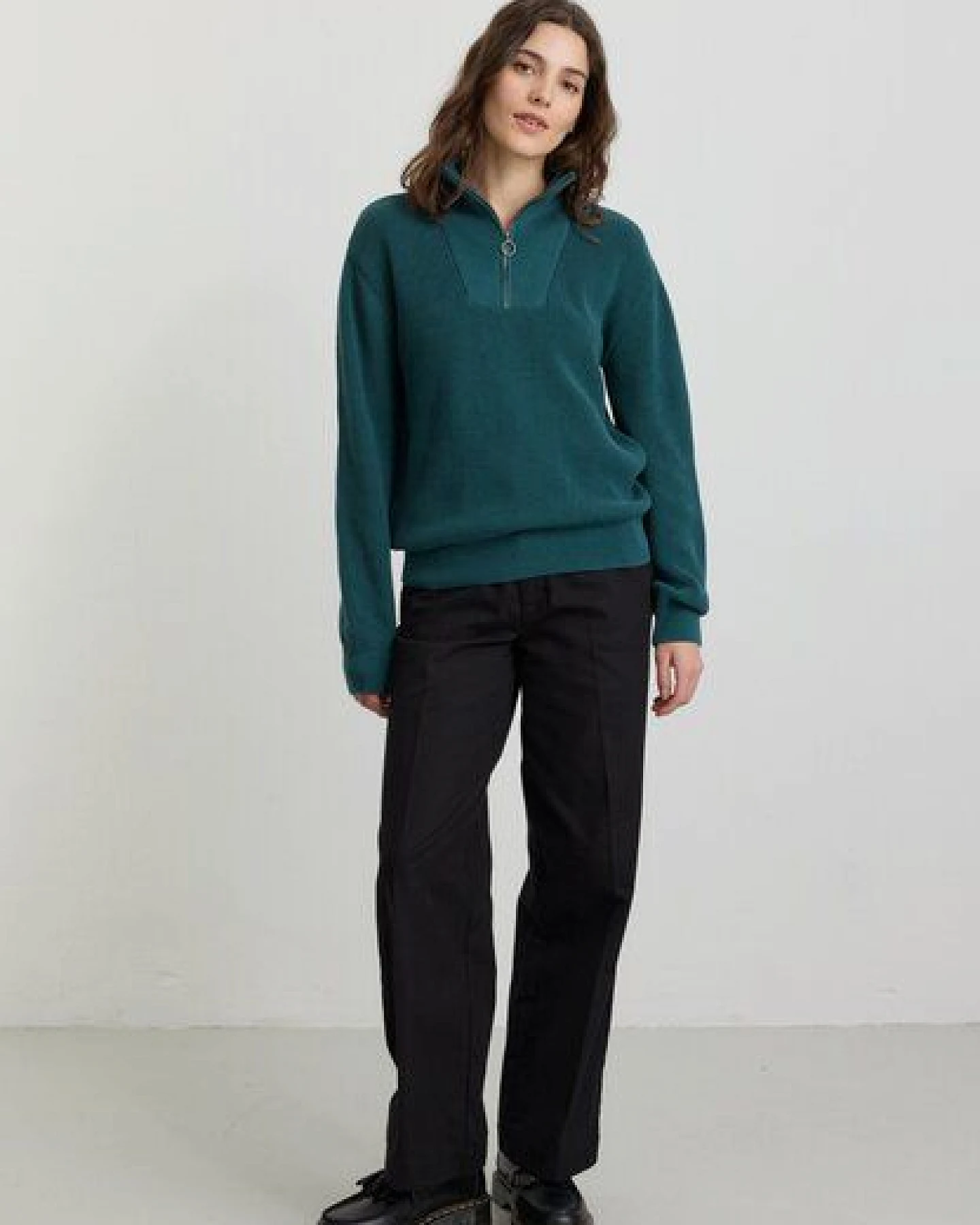 Damen Stricktroyer aus Baumwolle - NIGELLA - recolution – Ansicht 2