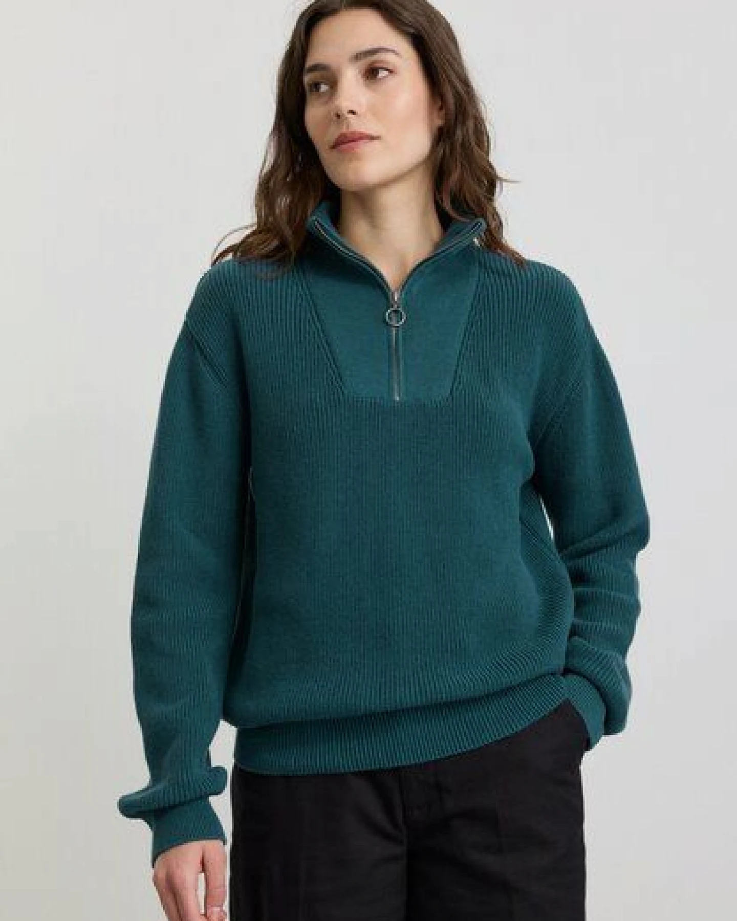 Damen Stricktroyer aus Baumwolle - NIGELLA - recolution – Ansicht 3