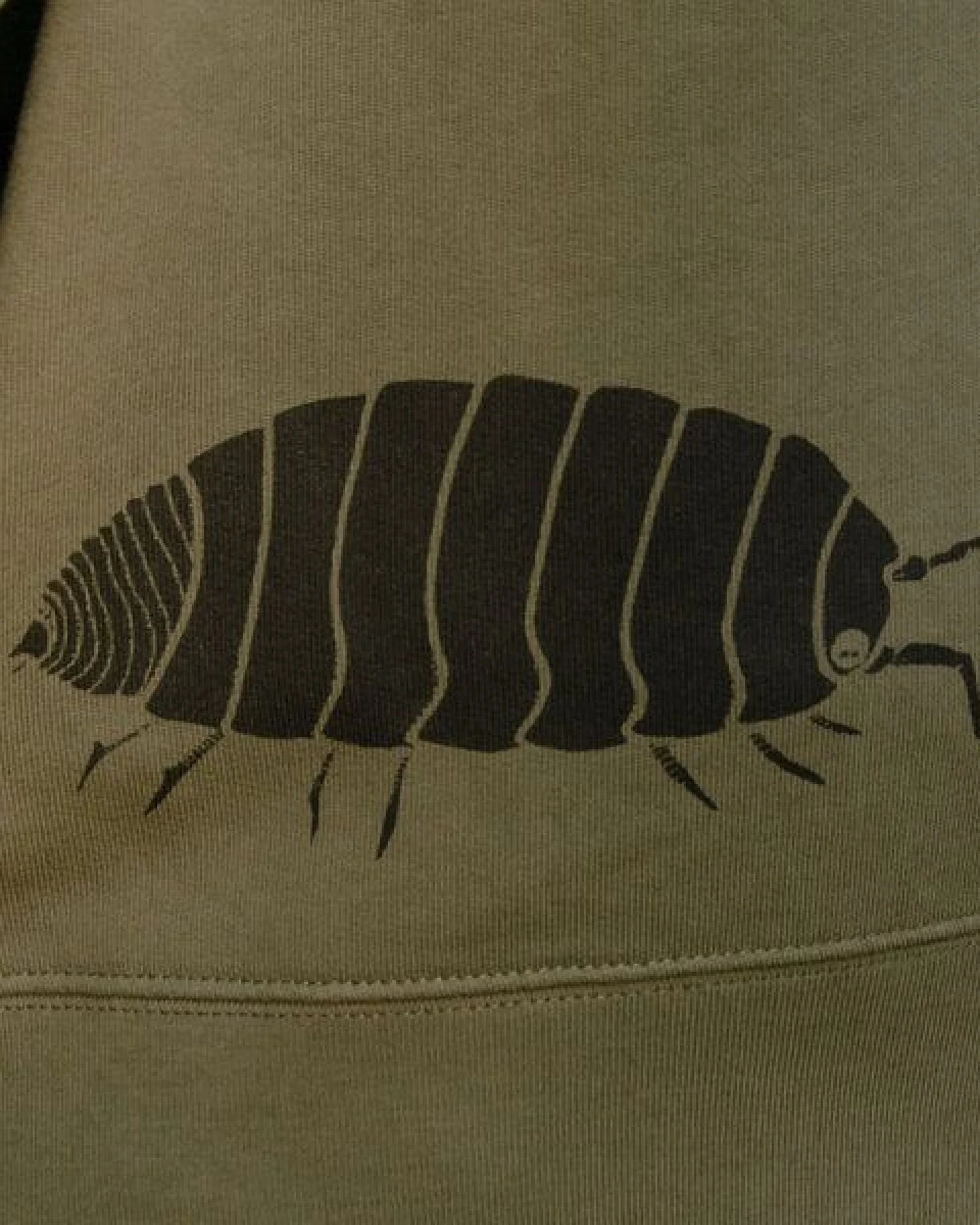 Cmig Greta Assel Kapuzenjacke unisex in Khaki – Ansicht 2