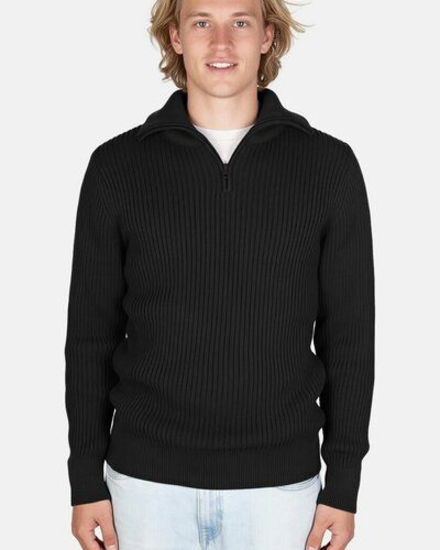 Hanseheld Troyer Baumwolle GOTS Herren Troyer-Pullover Bio – Ansicht 2