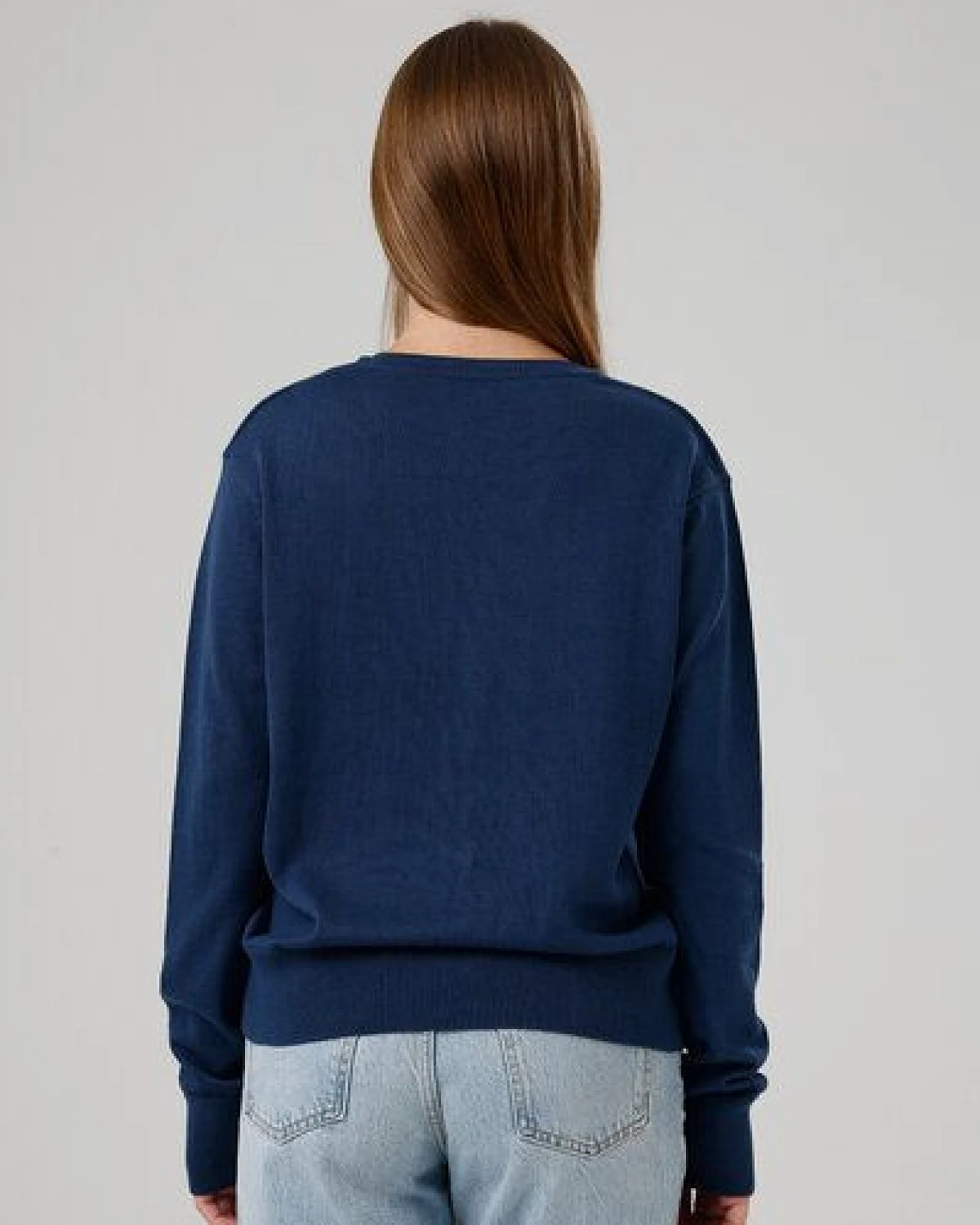 GORG Damen Strickpullover mit V-Ausschnitt – Ansicht 2