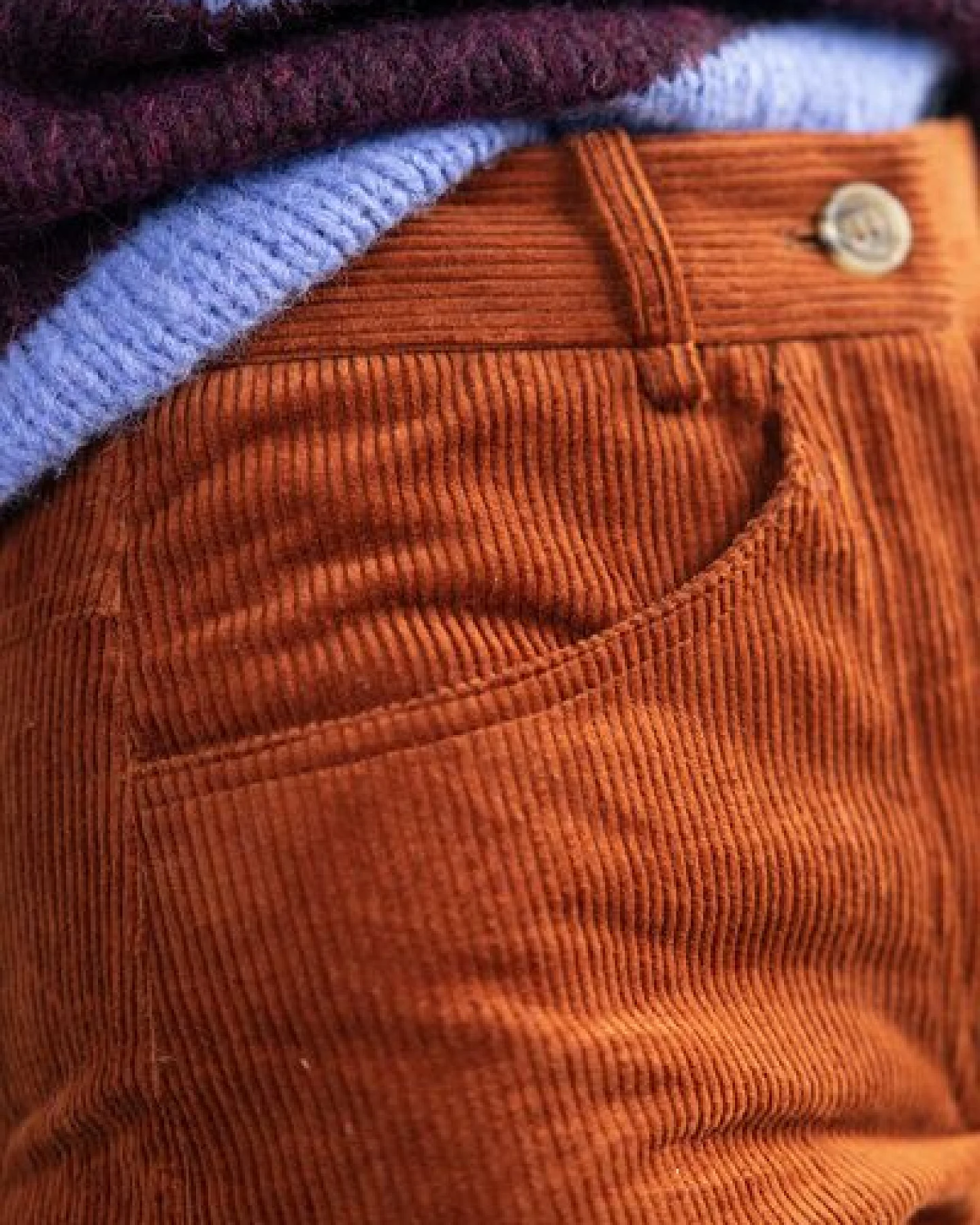 Jyoti - Fair Works Baumwollcord Hose Palash – Ansicht 4