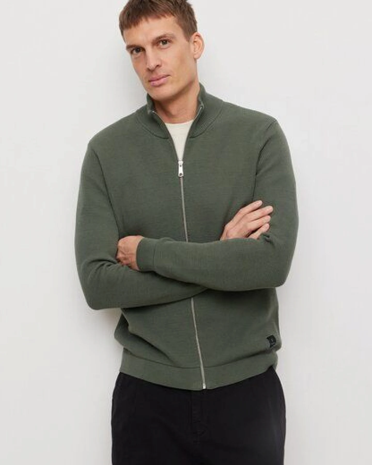 Herren Strickcardigan aus Baumwolle - TARRAGON - recolution – Ansicht 2
