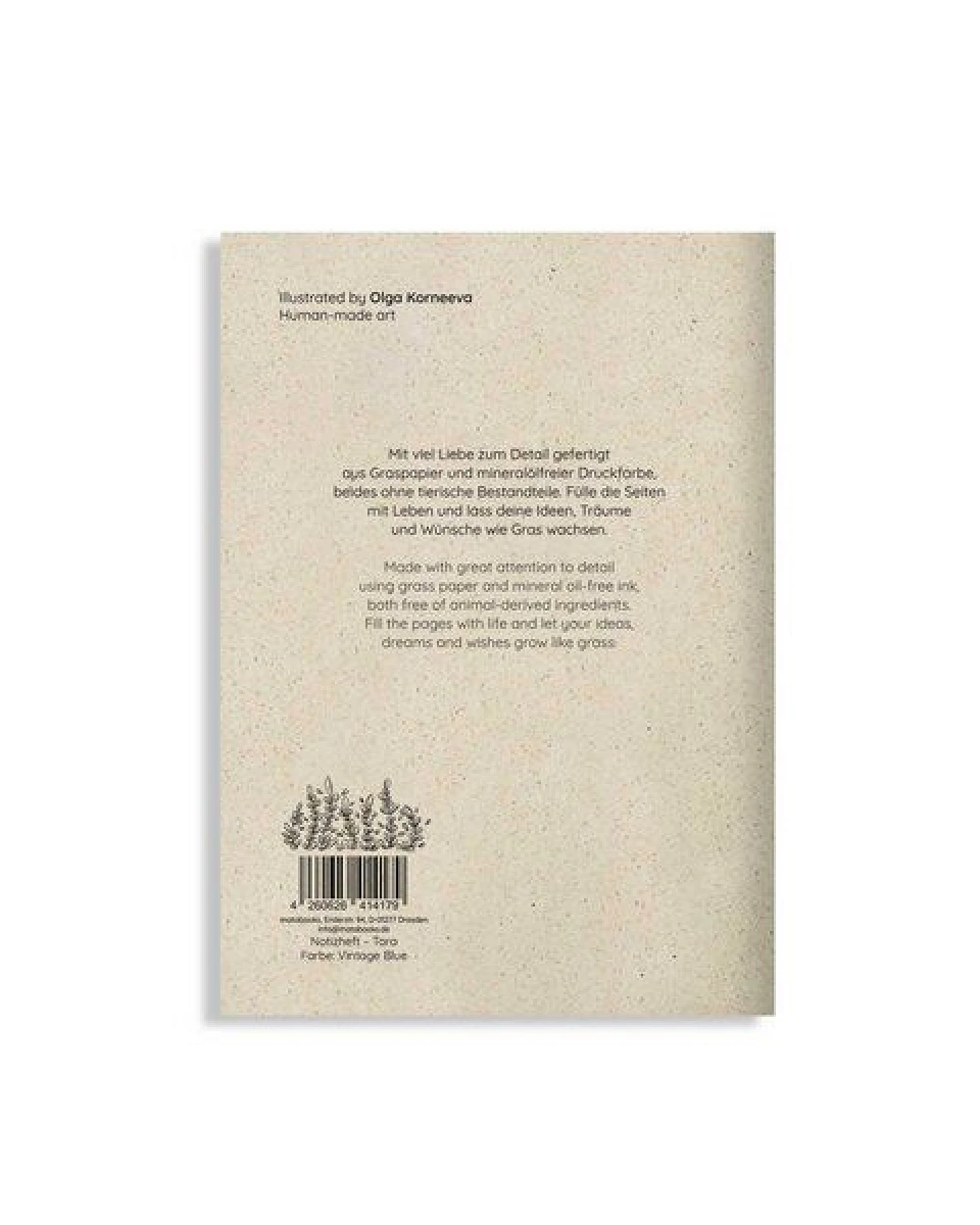 matabooks® Notizheft A5 blanko aus Graspapier – Tara – Ansicht 3
