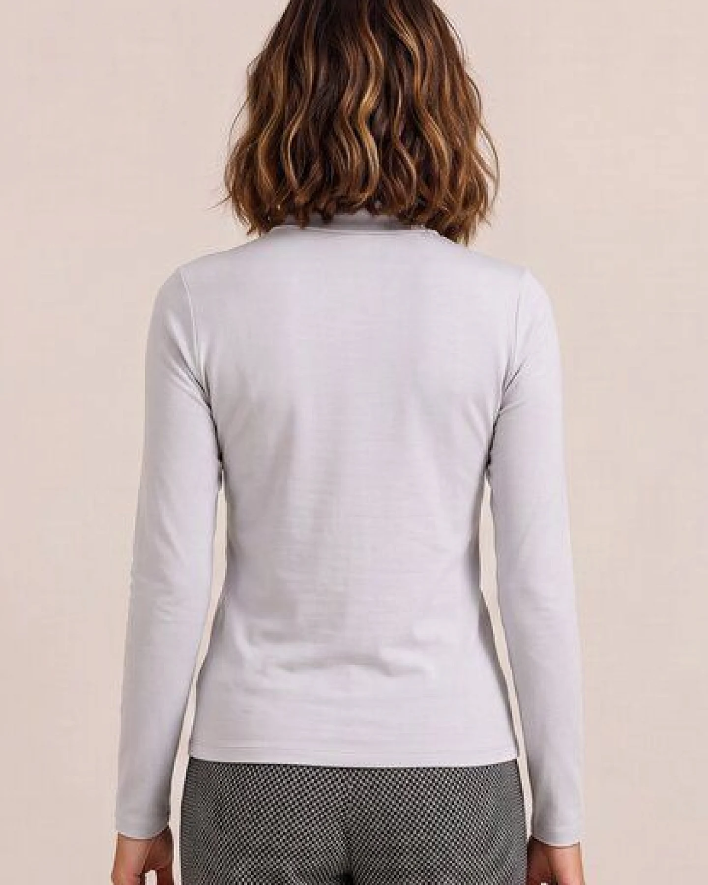 LANA Organic Rollkragenpullover, Modell Anna – Ansicht 4