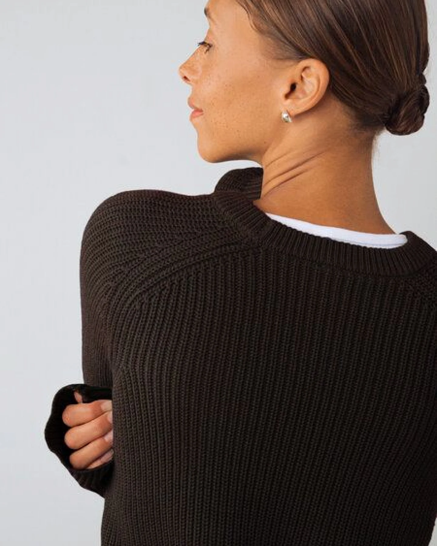 Honest Basics Damen Strickpullover aus 100% Bio-Baumwolle – Ansicht 4