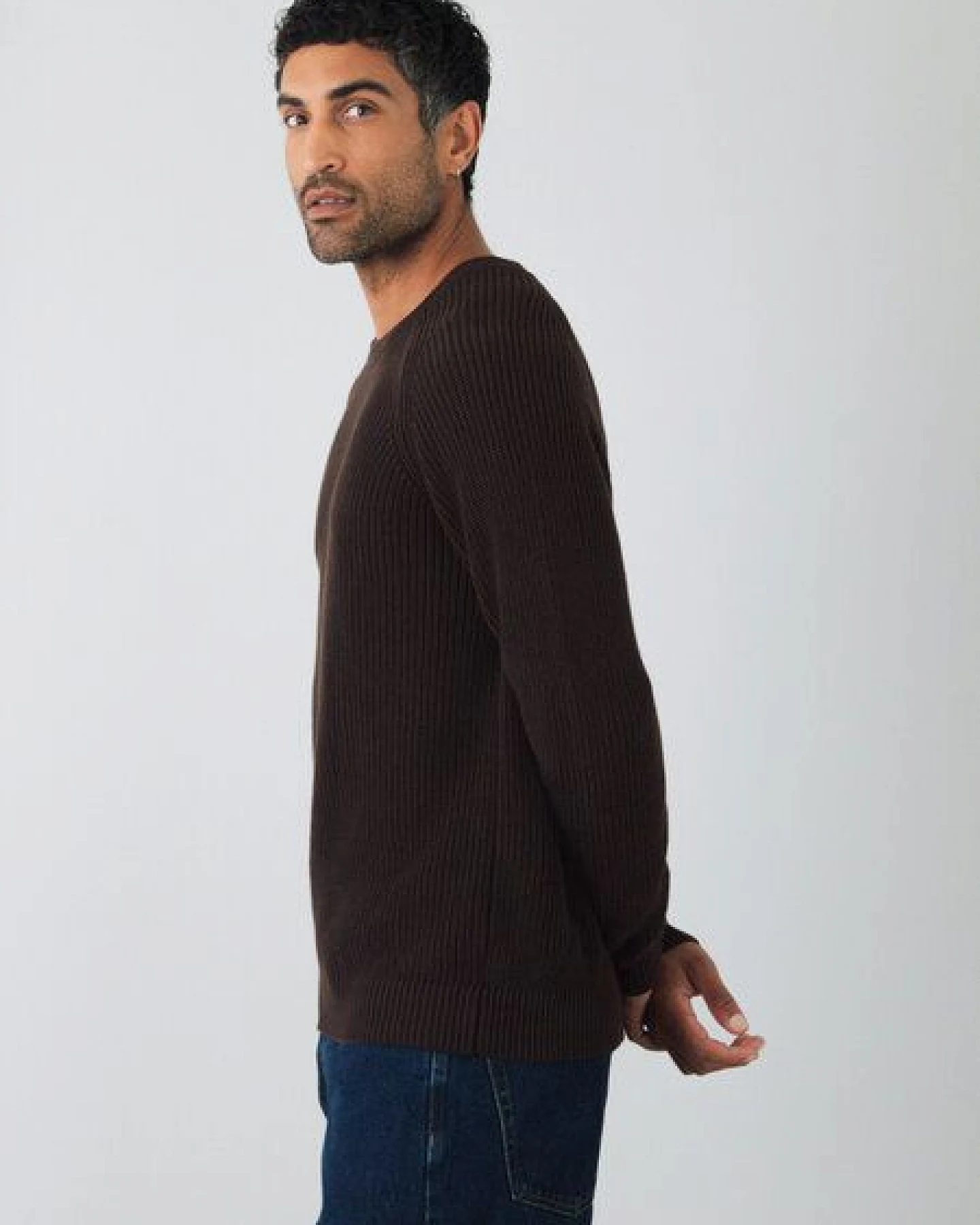 Honest Basics Herren Strickpullover aus 100% Bio-Baumwolle – Ansicht 3