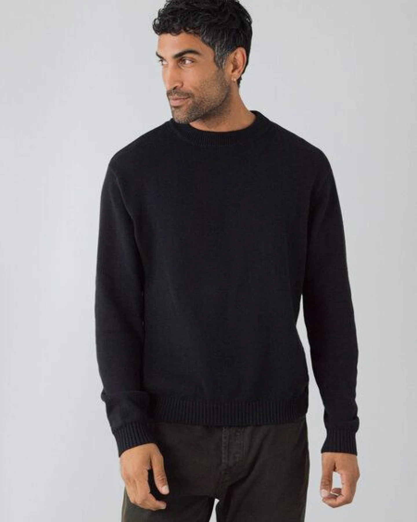 Honest Basics Herren Crew-Pullover aus 100% Bio-Baumwolle – Ansicht 3