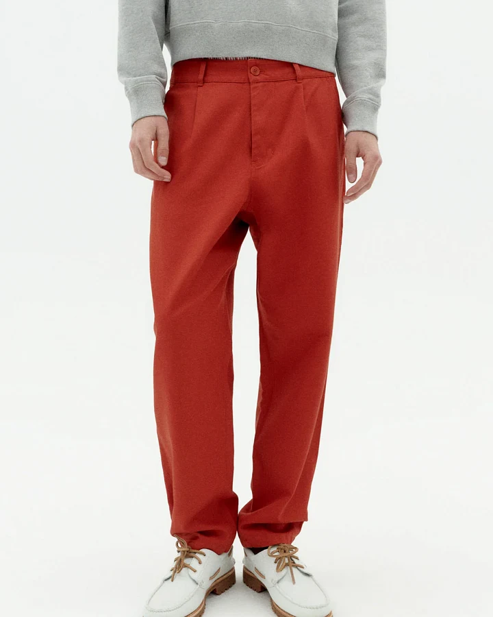Thinking MU Herren vegan Hose Moero Rot