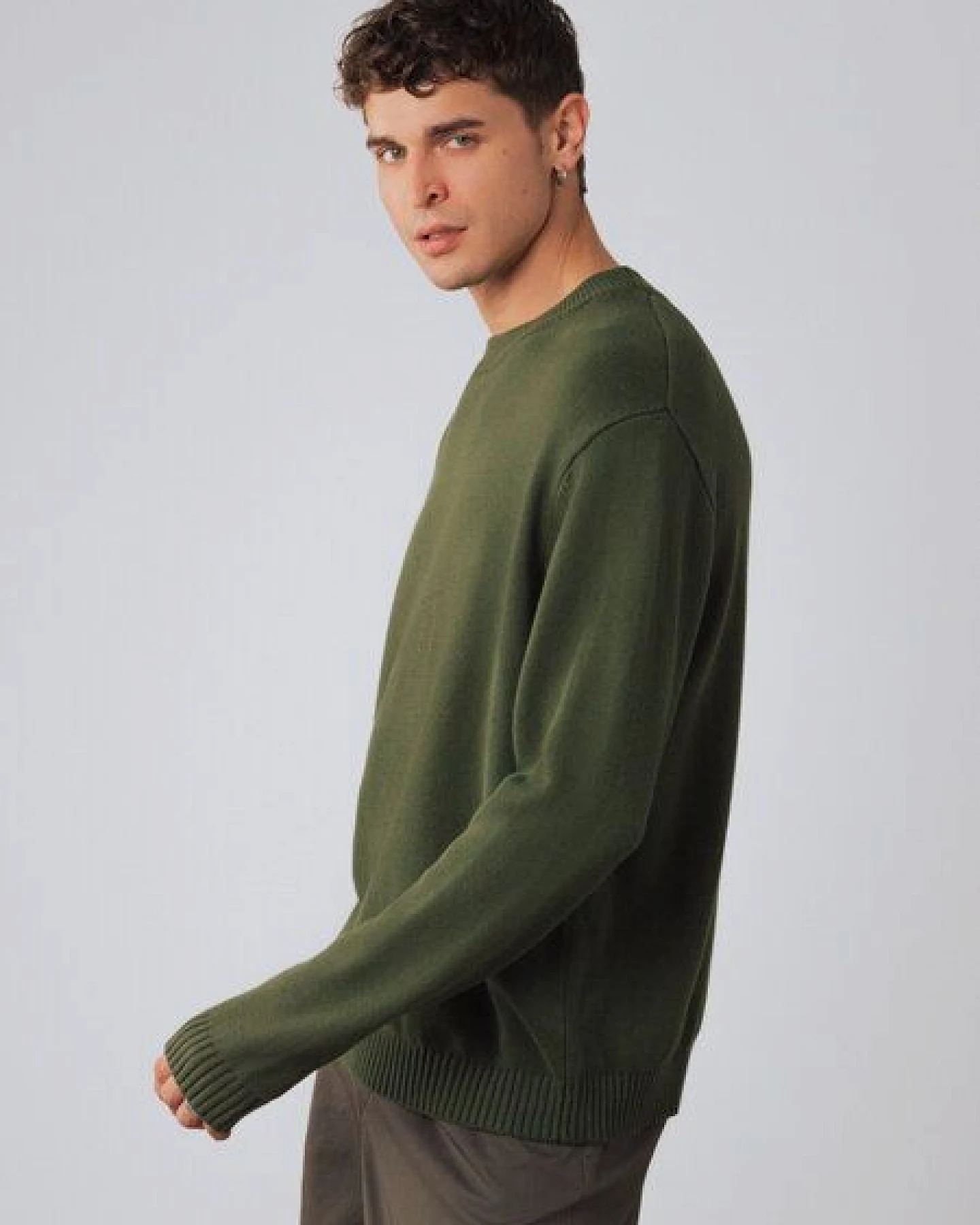Honest Basics Herren Crew-Pullover aus 100% Bio-Baumwolle – Ansicht 3