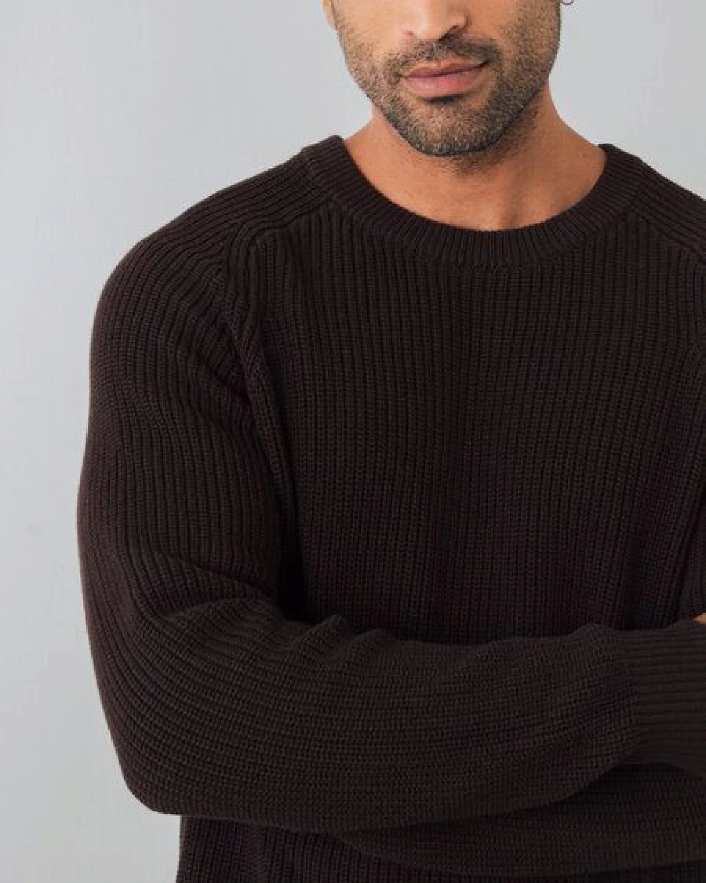 Honest Basics Herren Strickpullover aus 100% Bio-Baumwolle – Ansicht 4