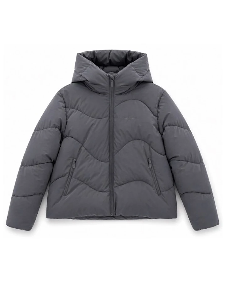 Produktseite: Mazine - Women's Waves Quilt Short Puffer Jacket - Winterjacke Gr XS grau/blau