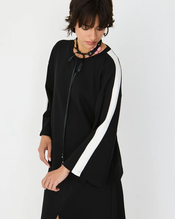 SKFK Damen vegan Oberteil Gebara Schwarz