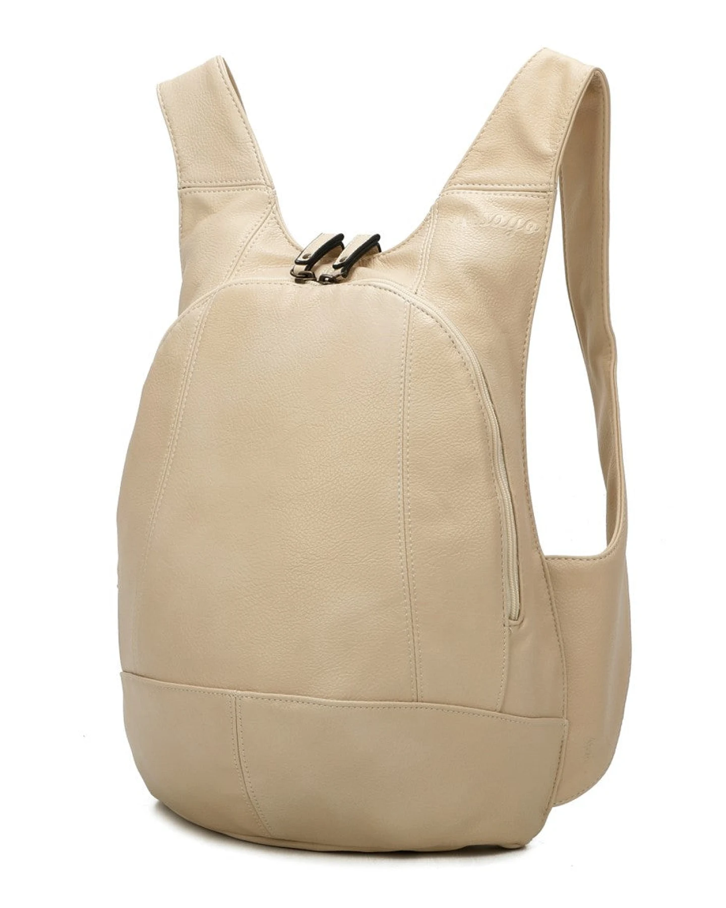 Arsayo Damen vegan Rucksack Original L Beige – Ansicht 2