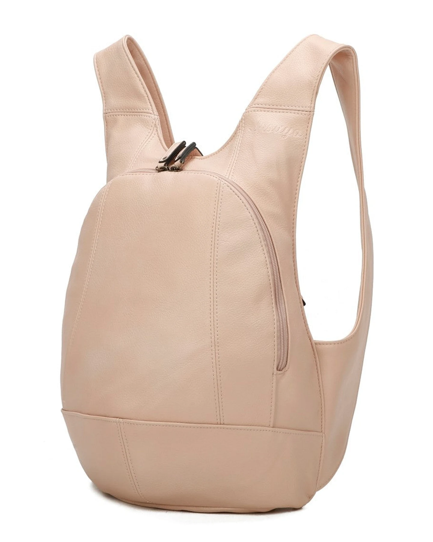 Arsayo Damen vegan Rucksack Original L Pastellrosa – Ansicht 2