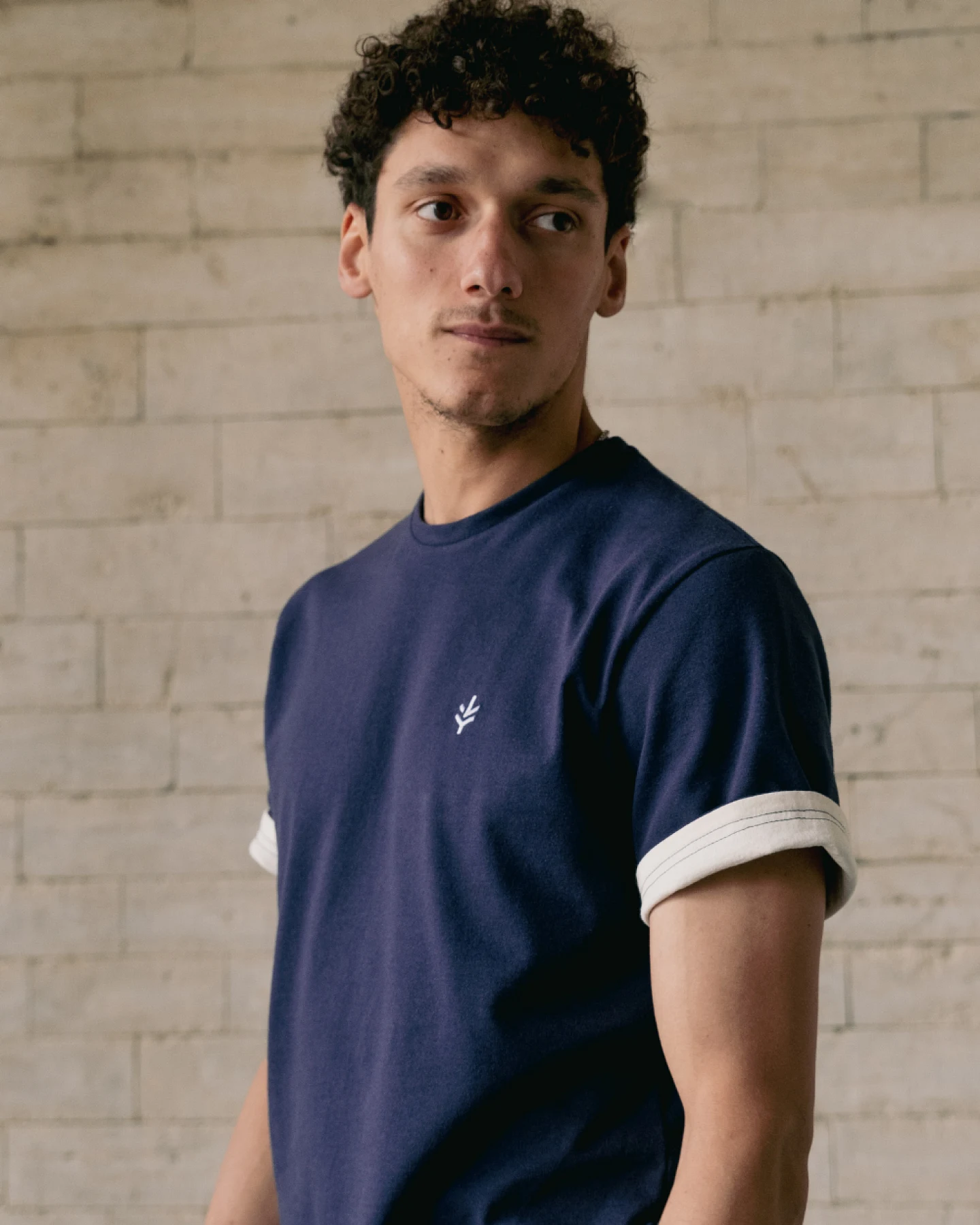 Lucid Collective Herren vegan T-Shirt Honet Blau – Ansicht 2