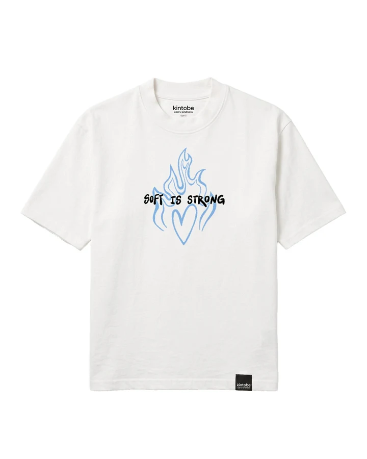 Kintobe Damen vegan T-Shirt Atlas Boxy Fit Weiß