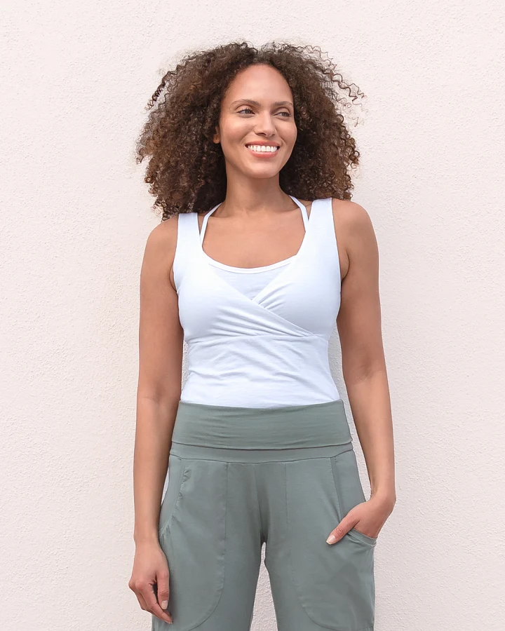 Jaya Organics Top Gayatri - White L