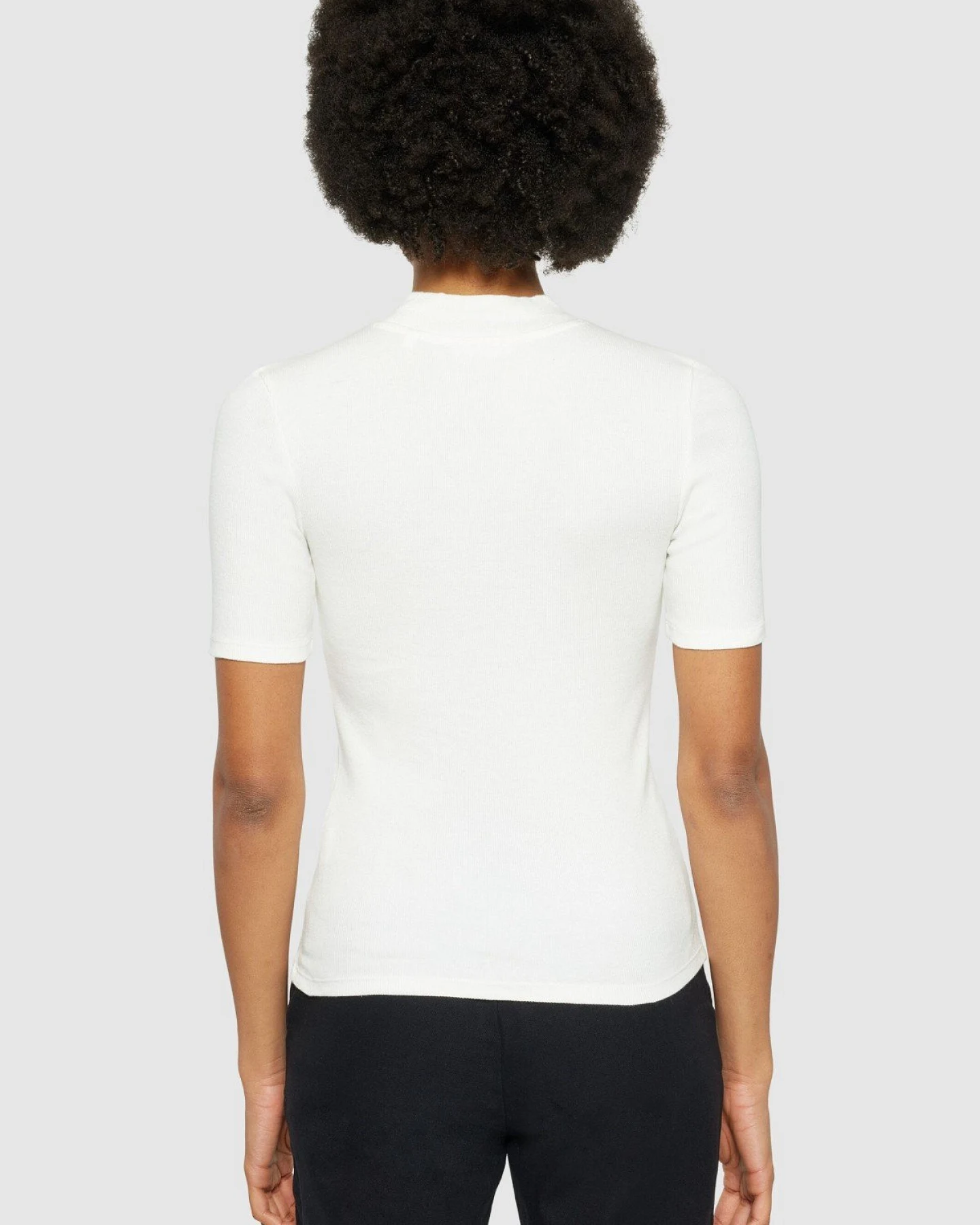 T-Shirt Rib High Neck – Ansicht 2