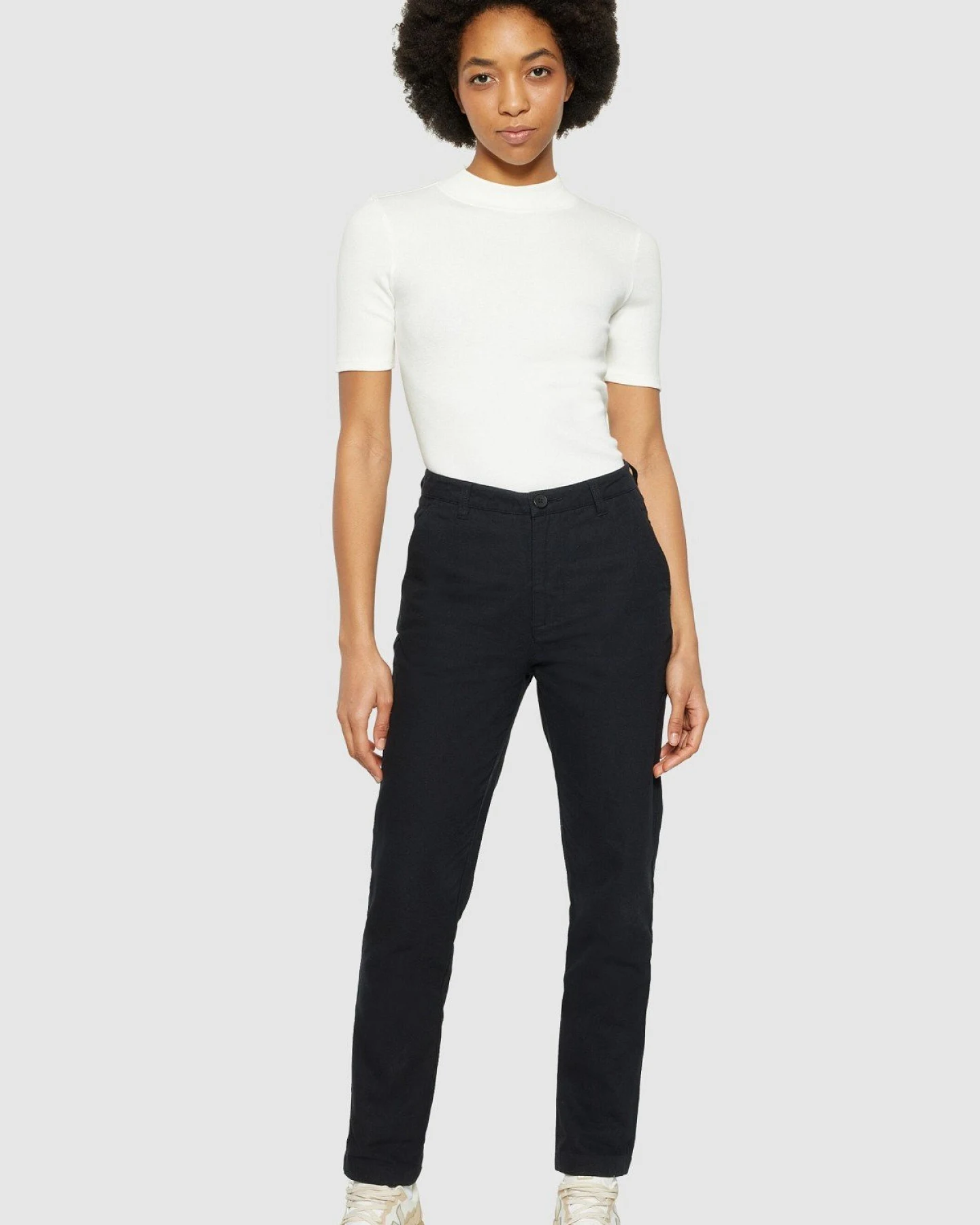 T-Shirt Rib High Neck – Ansicht 3