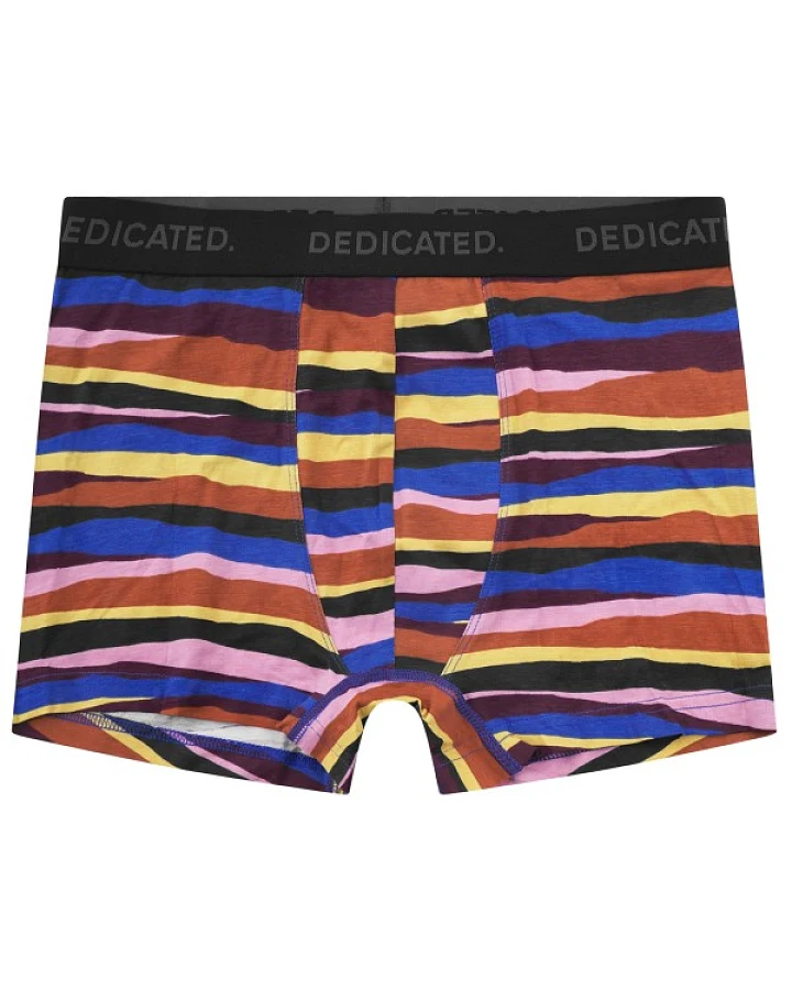 DEDICATED - Boxer Briefs Kalix Abstract Stripes - Alltagsunterwäsche Gr XXL bunt