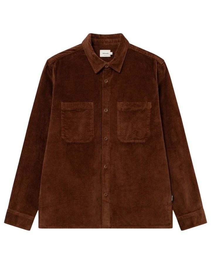 DEDICATED - Shirt Kil Corduroy - Hemd Gr S braun