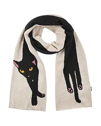 Produktseite: DEDICATED - Scarf Rossberga Long Cat - Schal Gr One Size beige