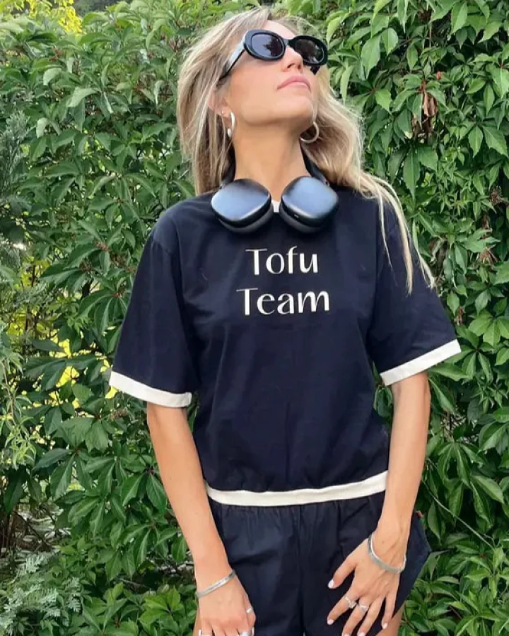 New Orchard Damen vegan T-Shirt Tofu Team Navy