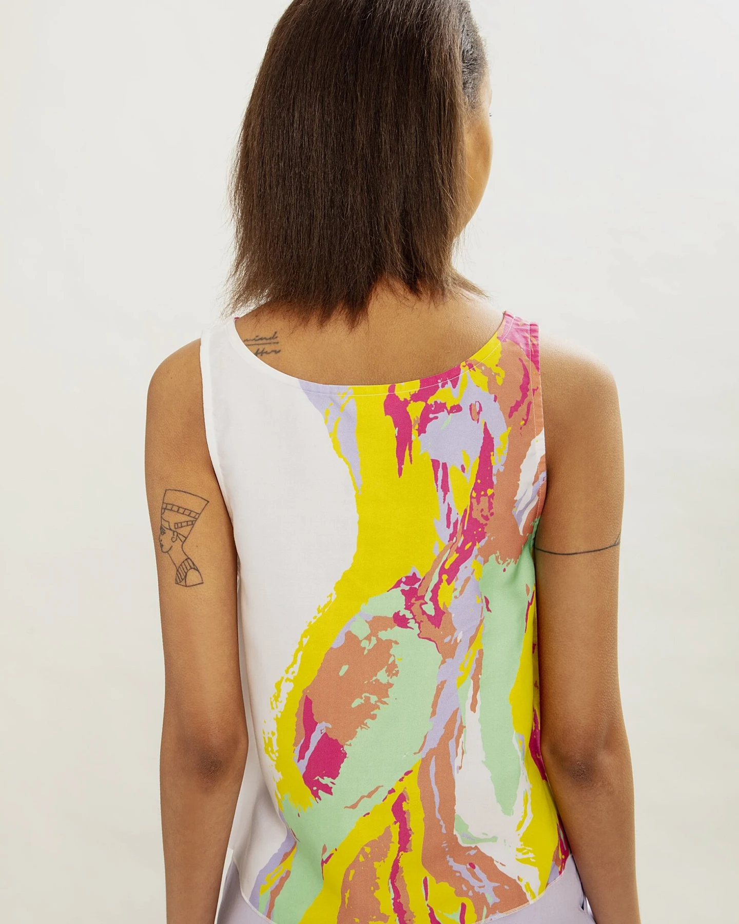 MAHLA Damen vegan Top Funkydelica Mehrfarbig – Ansicht 2