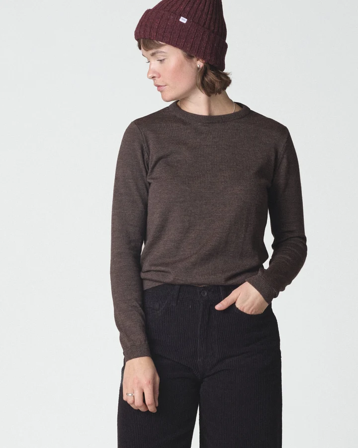 Melange Beanie aus Merinowolle