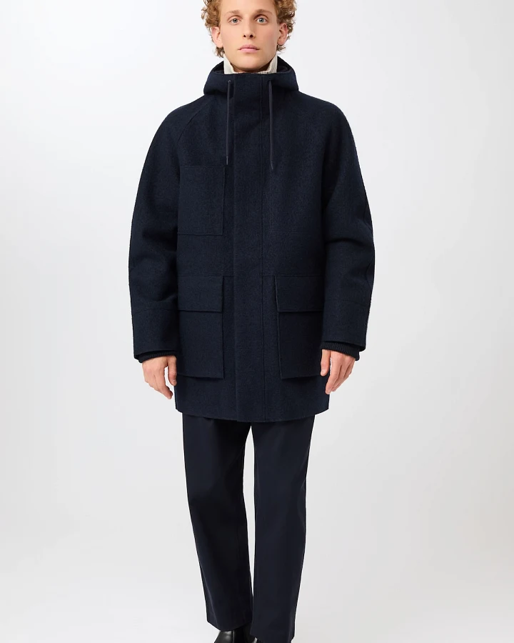 Parka aus Wollwalk