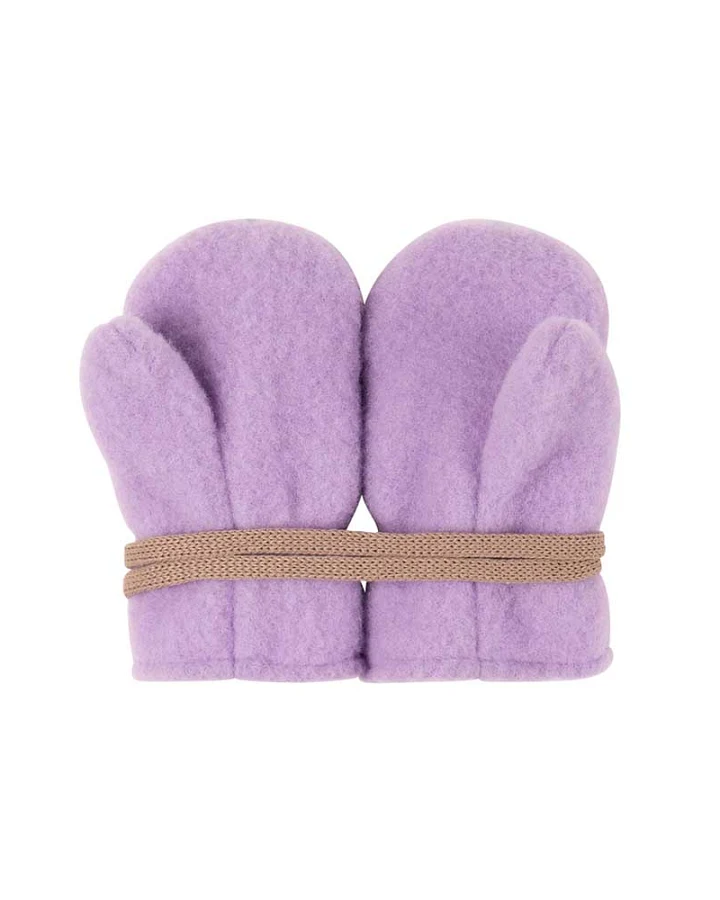 Pure Pure by Bauer - Baby-Fäustlinge Wollfleece lilac 1