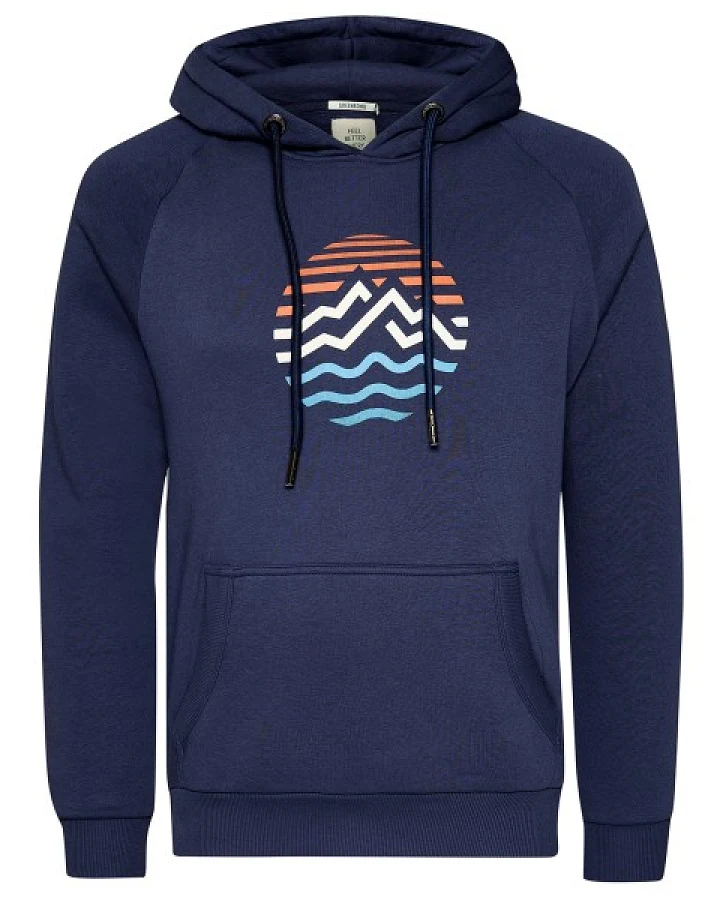 GreenBomb - Mountain Stripes Trek Hoodie - Hoodie Gr XXL blau