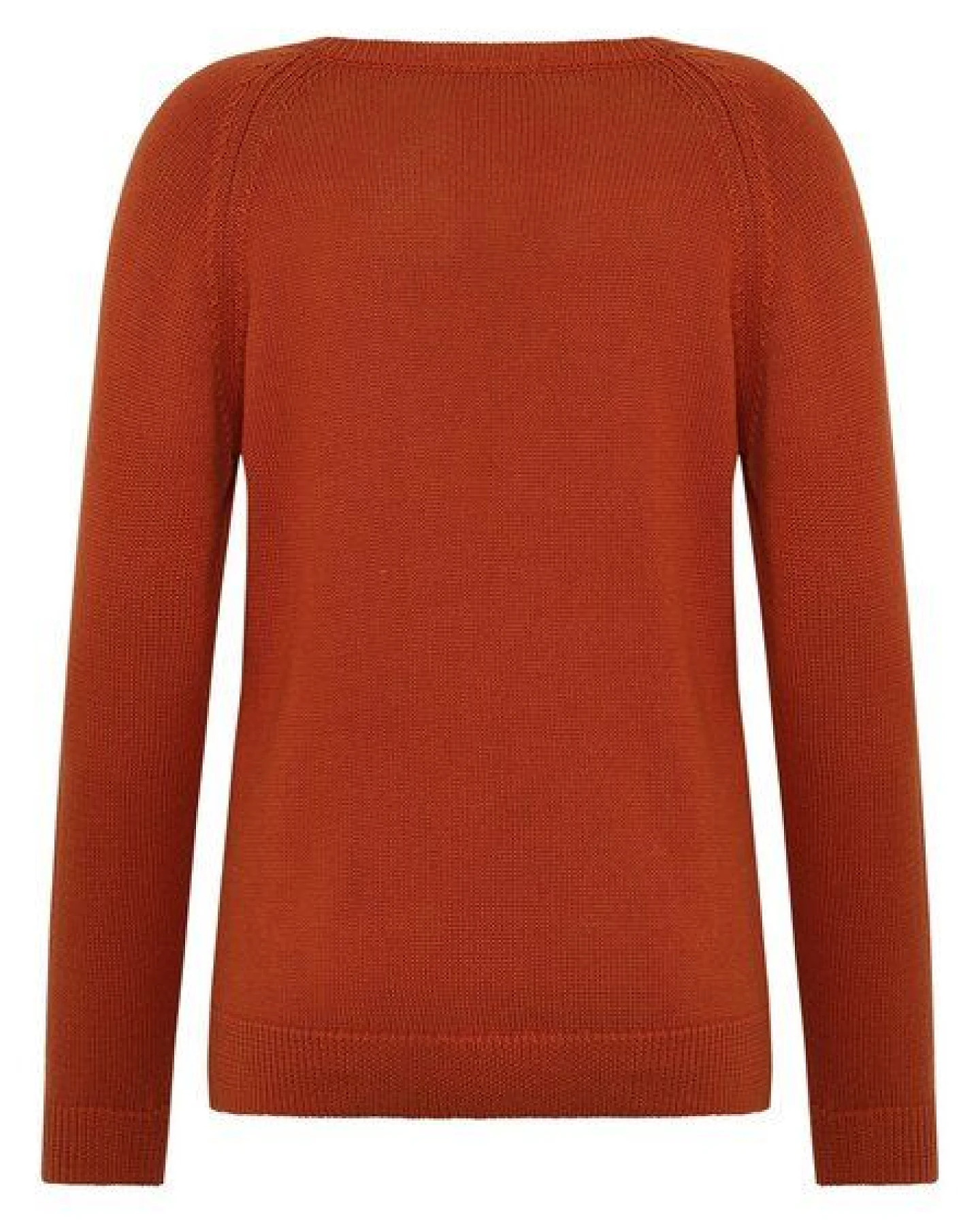 KnowledgeCotton Apparel Leichter Rundhals-Pullover aus Bio-Baumwolle – Ansicht 3