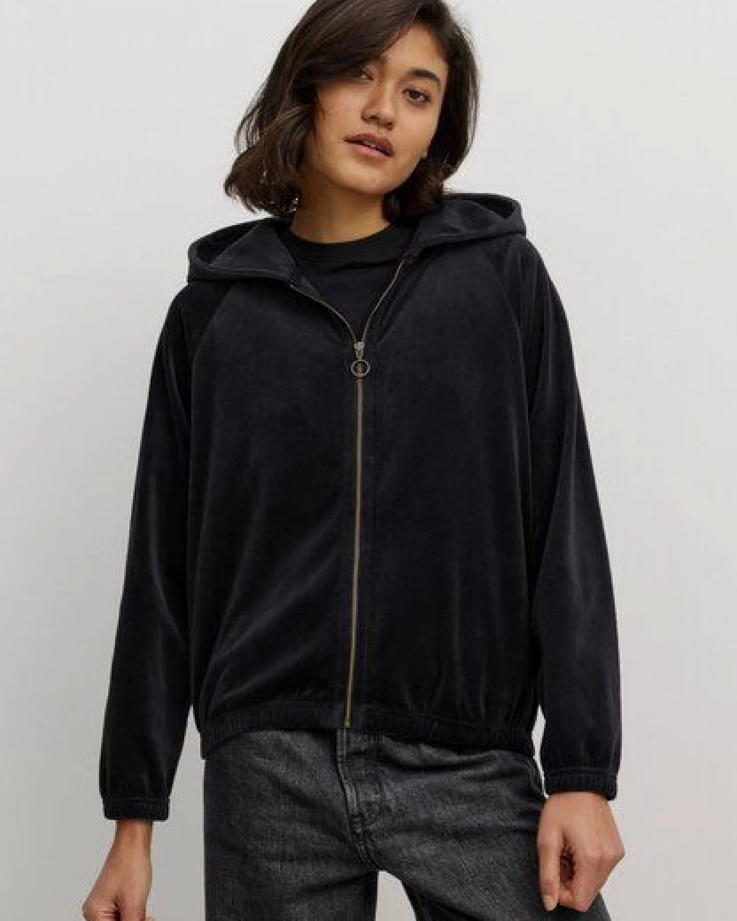Damen Nicki Sweatjacke aus Baumwolle - HELICONIA - recolution – Ansicht 2