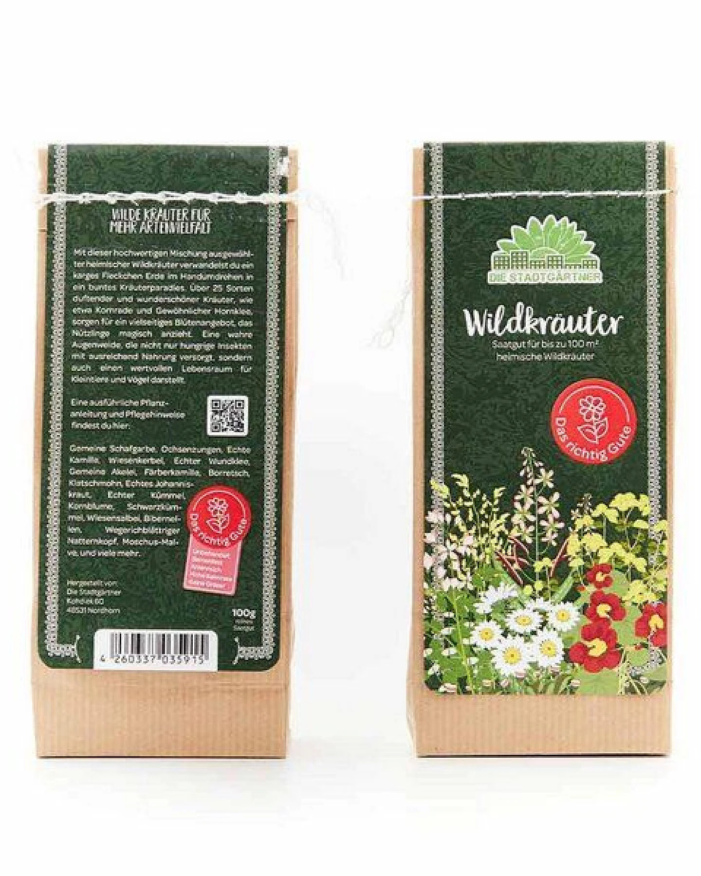 Die Stadtgärtner 25 verschiedene Wildkräuter-Samen I Plastikfrei verpackt für 100 m² – Ansicht 2