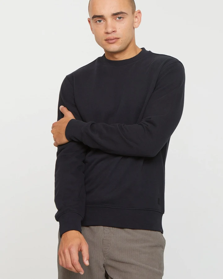 Recolution Herren vegan Sweatshirt Tamarillo Schwarz