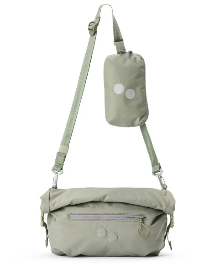 pinqponq - Aksel Solid 2+5 - Umhängetasche Gr 2 + 5 l grau